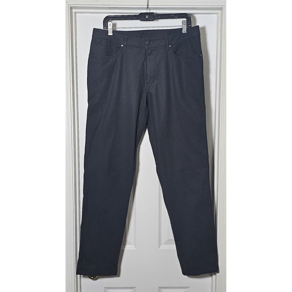 Lululemon Pants Mens 34 Gray ABC Classic Warpstreme Flex Chino Pant LM5ADES